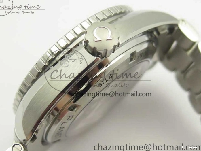 1218 Durable Planet Ocean Professional Ceramic Bezel 45.5mm 1:1 VSF Best Edition Orange Markers on SS Bracelet A8500 Super Clone 8052